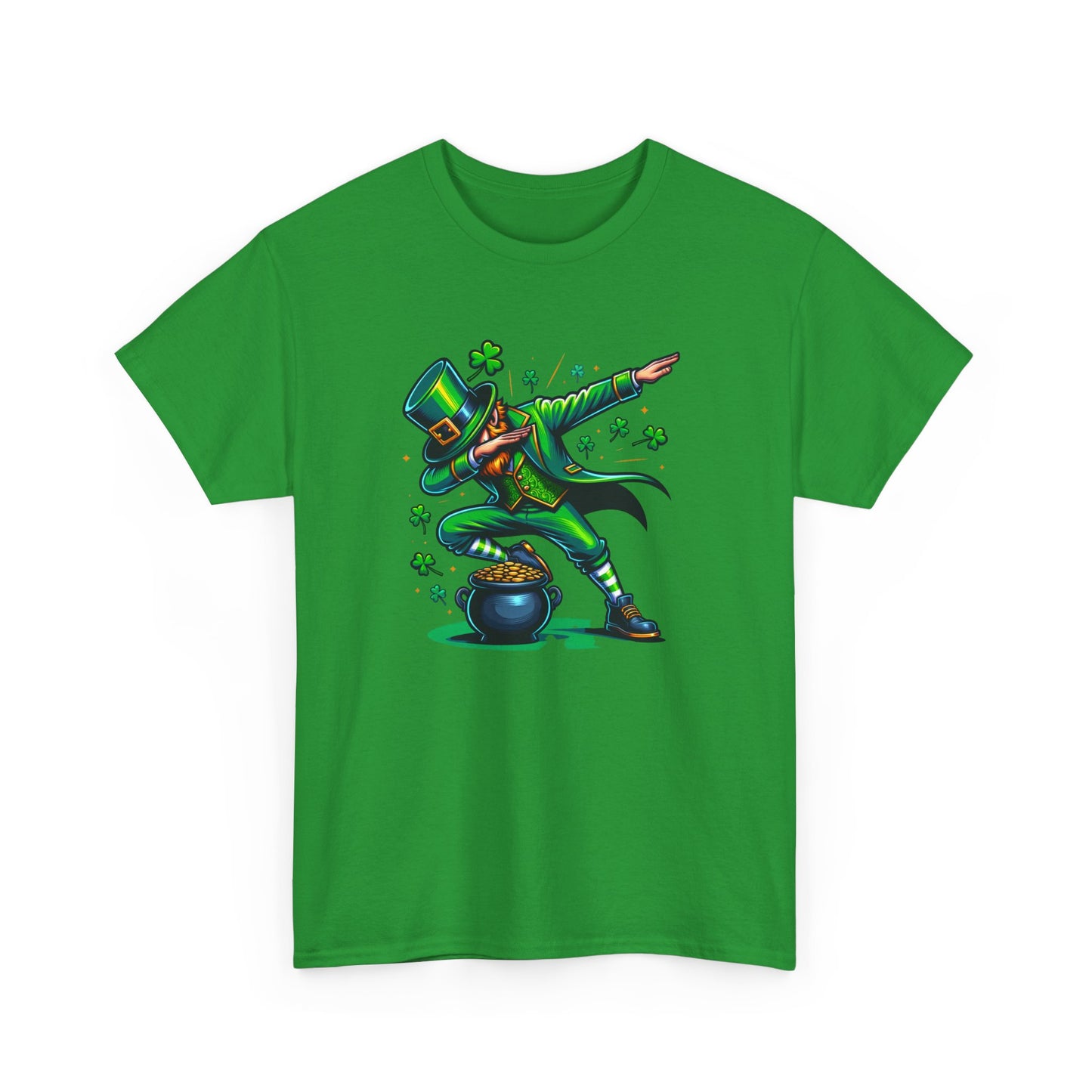 Dancing St. Patrick's Day Leprechaun Tee - Lucky Leprechaun St. Paddy's Shirt