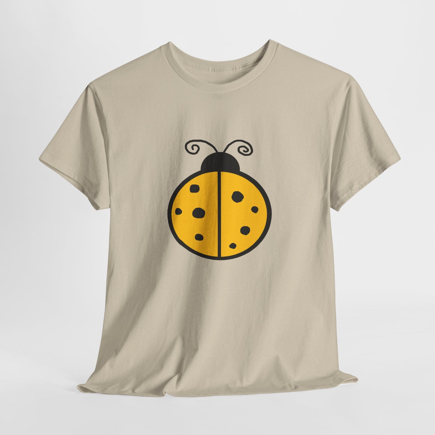 Yellow Ladybug T-shirt - Ladybug Design Tee