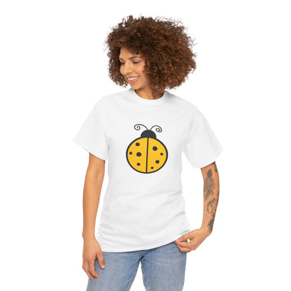 Yellow Ladybug T-shirt - Ladybug Design Tee