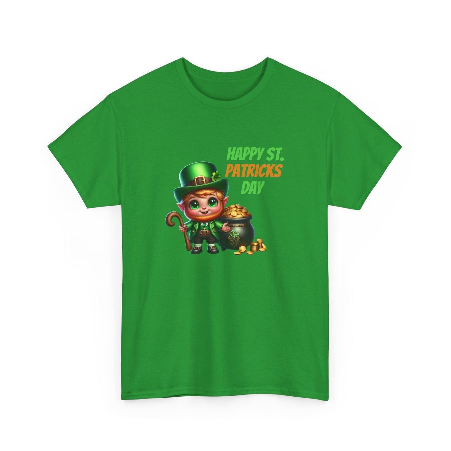 Happy St. Patrick's Day T-shirt - Green Irish Shamrock Clover Tee