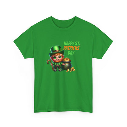 Happy St. Patrick's Day T-shirt - Green Irish Shamrock Clover Tee