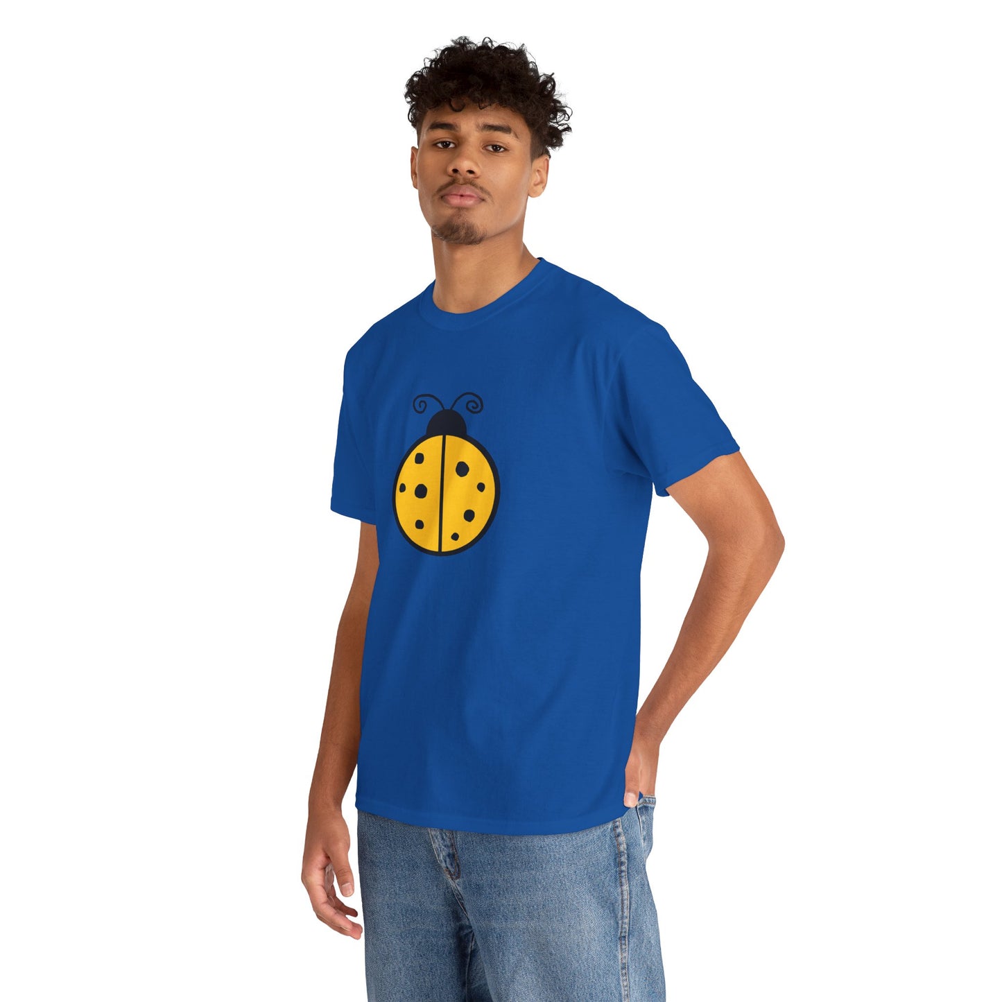 Yellow Ladybug T-shirt - Ladybug Design Tee