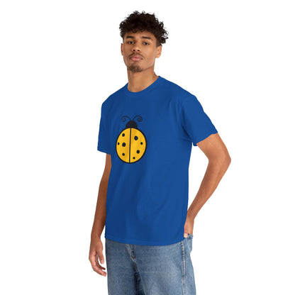 Yellow Ladybug T-shirt - Ladybug Design Tee