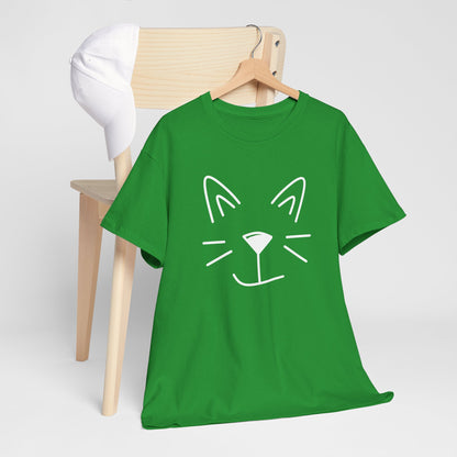 Cat Face Shirt - Cute Cat Drawing T-shirt