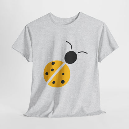 Yellow Ladybug T-shirt - Ladybug Design Tee