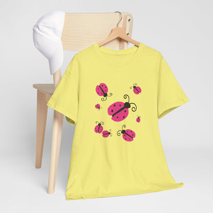 Pink Ladybug Shirt - Ladybug Graphic T-shirt