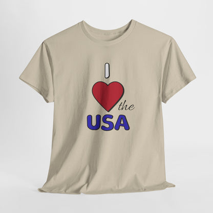 USA Patriotic T-shirt - I Love USA Tee