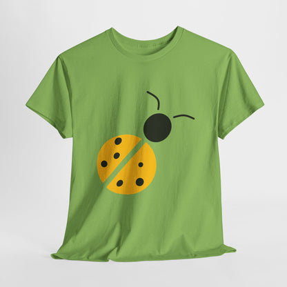 Yellow Ladybug T-shirt - Ladybug Design Tee