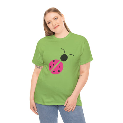 Pink Ladybug Shirt - Ladybug Graphic T-shirt