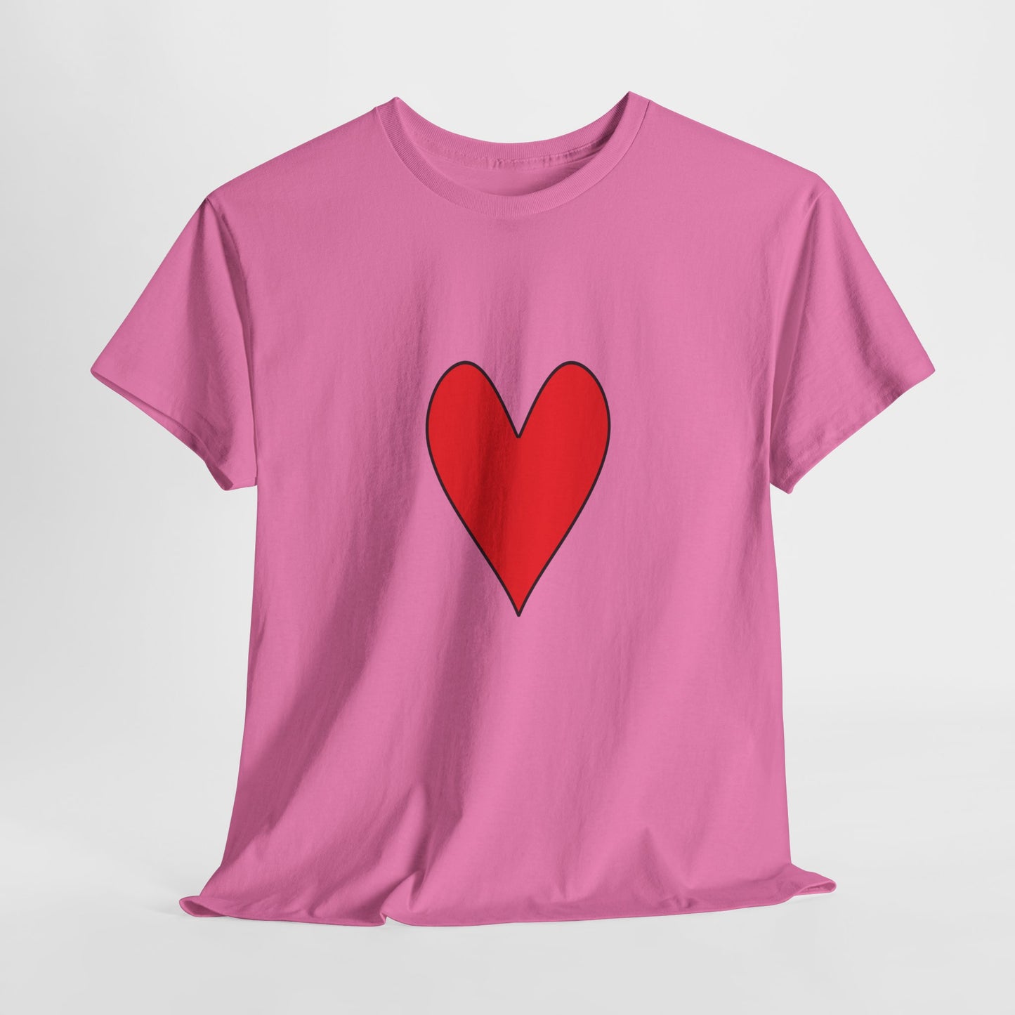 Red Heart Valentine's Day Tee - Romantic T-shirt