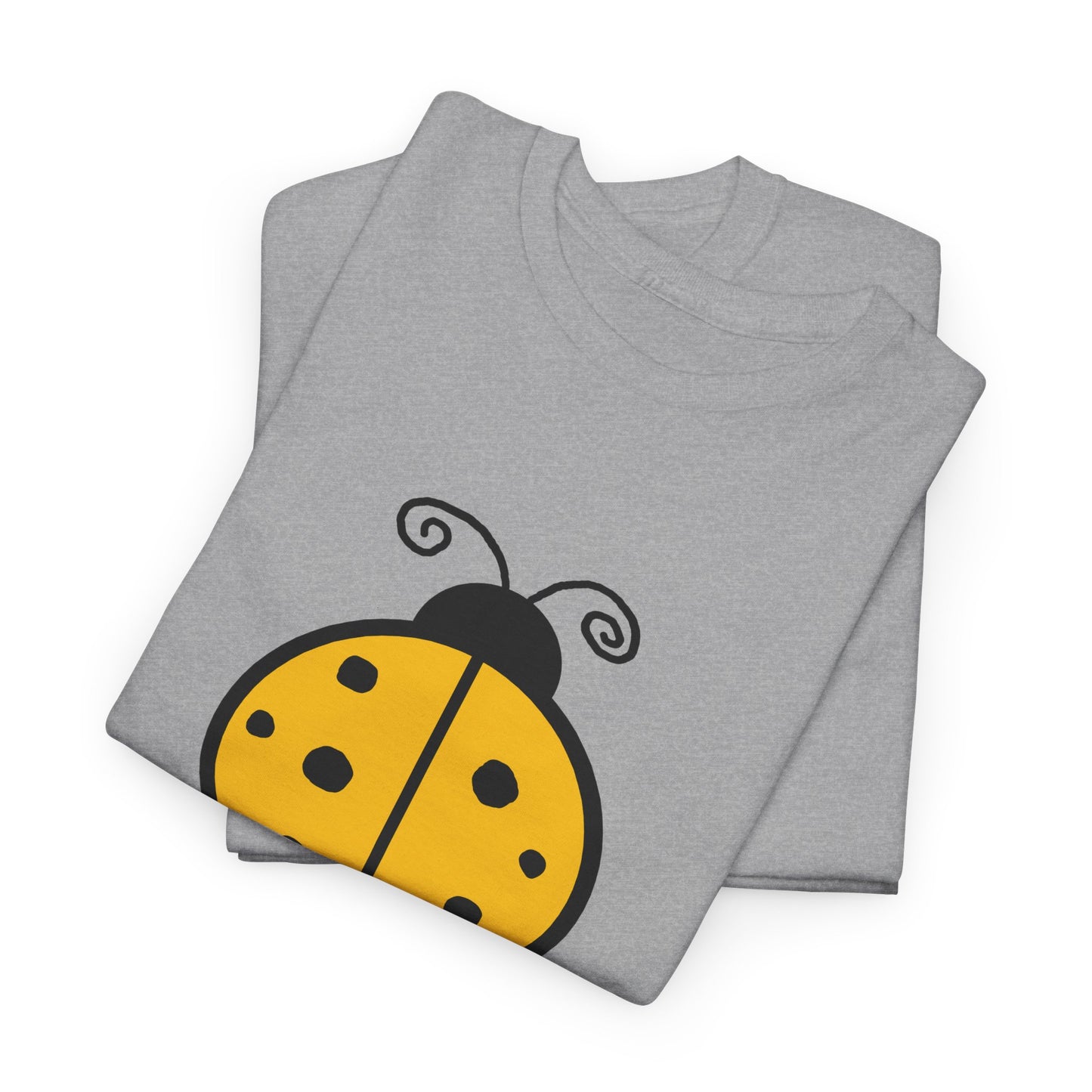 Yellow Ladybug T-shirt - Ladybug Design Tee