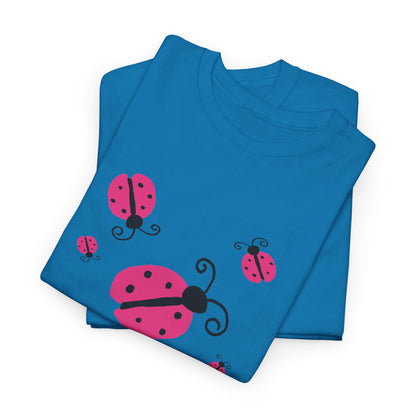 Pink Ladybug Shirt - Ladybug Graphic T-shirt