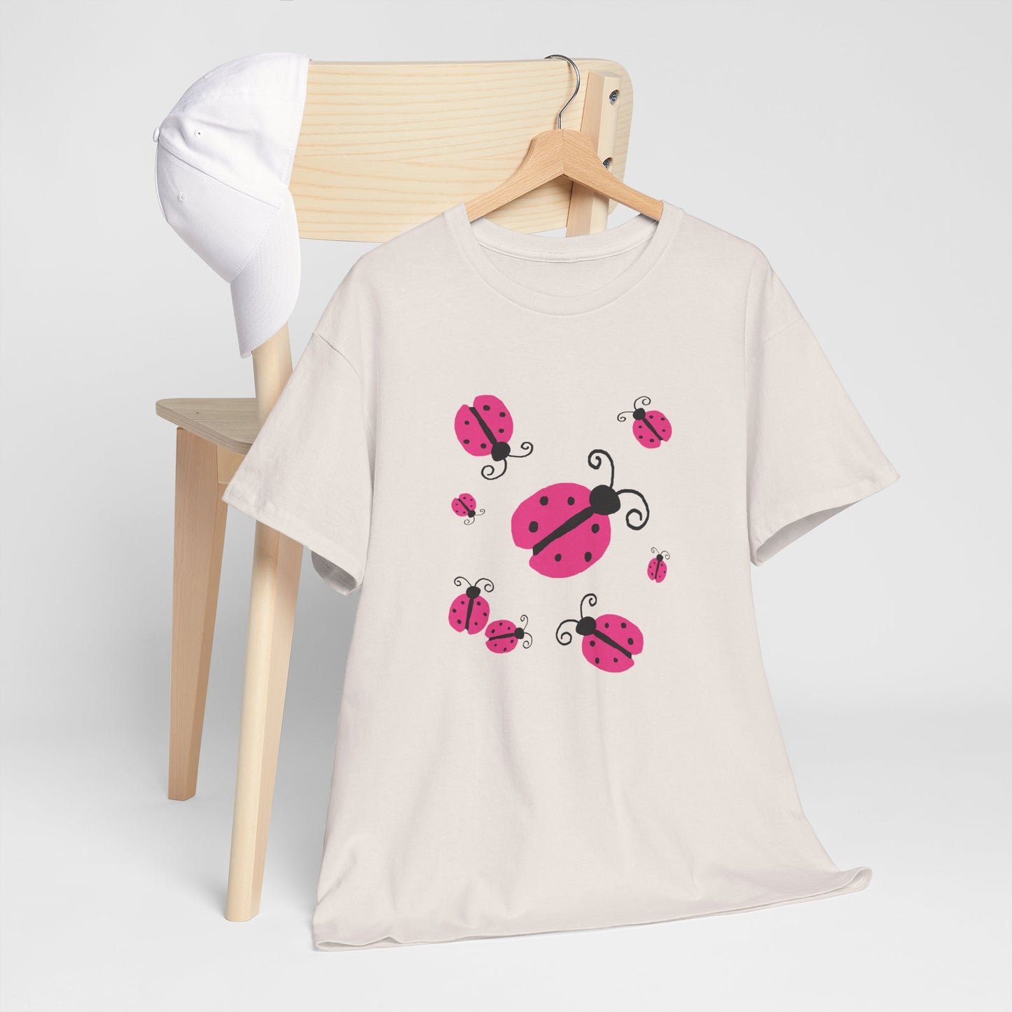 Pink Ladybug Shirt - Ladybug Graphic T-shirt