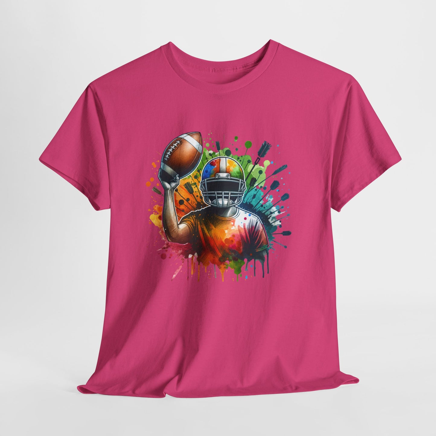 Colorful Football T-Shirt - Football Fan Tailgate Shirt