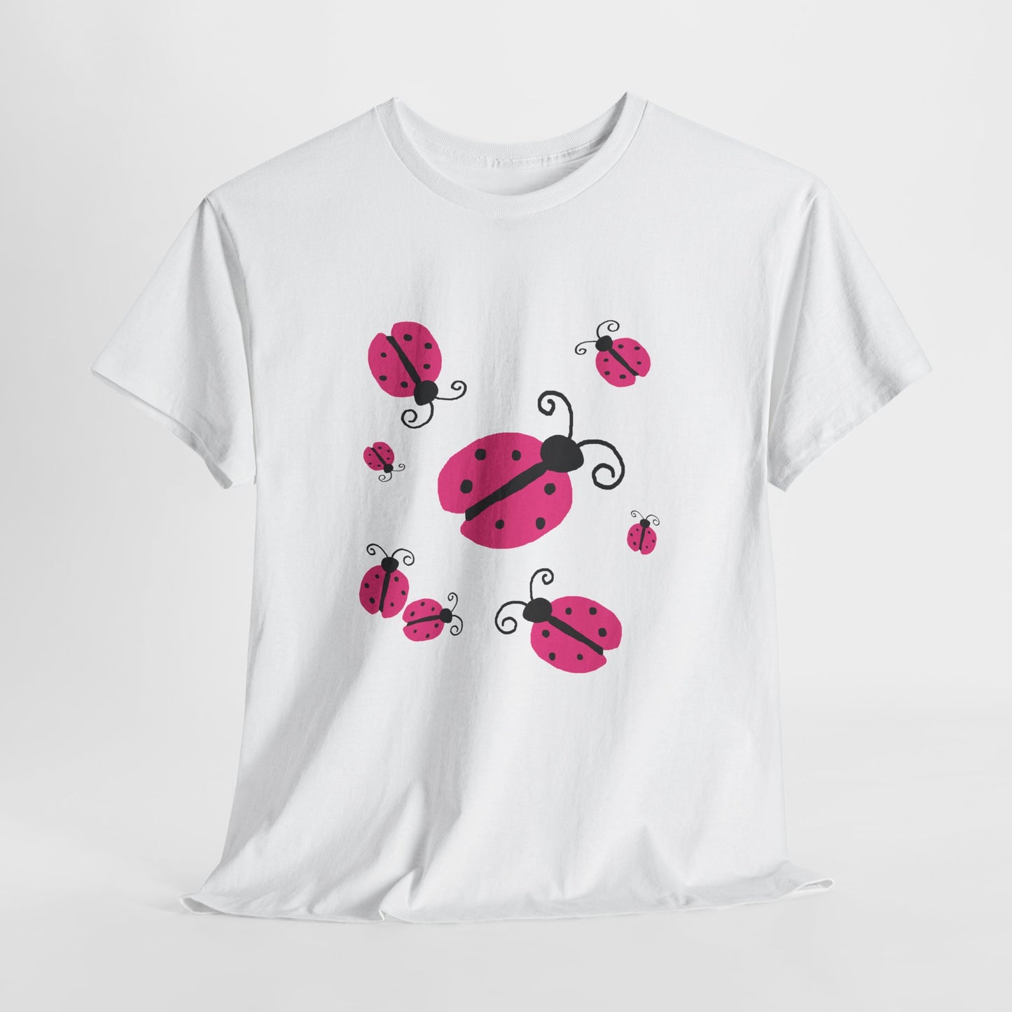 Pink Ladybug Shirt - Ladybug Graphic T-shirt