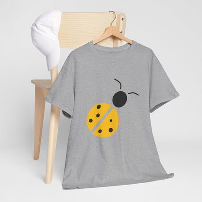 Yellow Ladybug T-shirt - Ladybug Design Tee