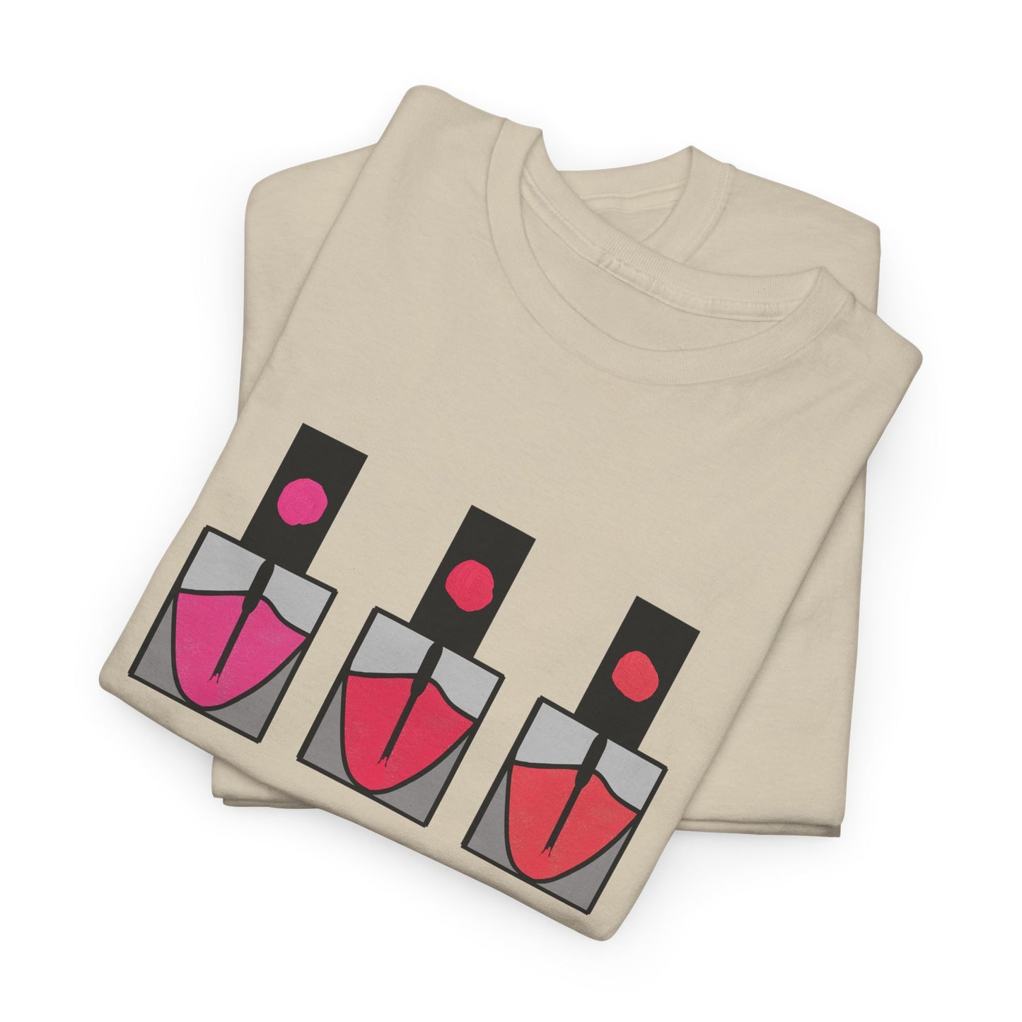 Trio Nail Polish Beauty T-shirt - Cosmetics Enthusiast Tee