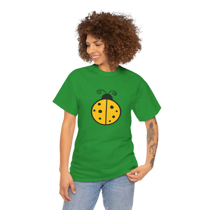 Yellow Ladybug T-shirt - Ladybug Design Tee