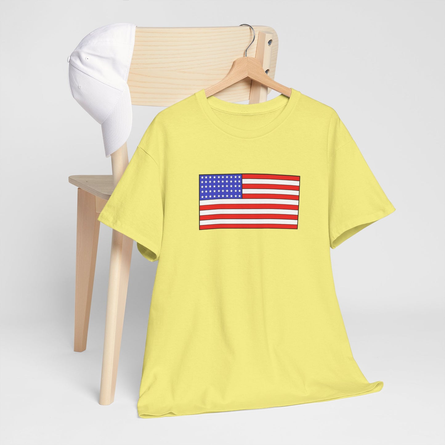 American Flag T-shirt - Red White Blue Independence Day Tee