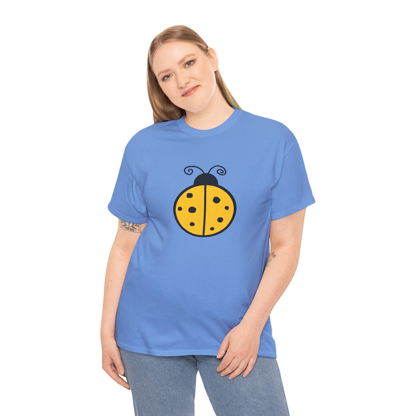 Yellow Ladybug T-shirt - Ladybug Design Tee