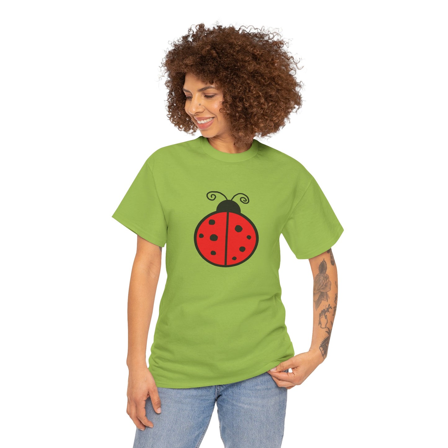 Red Ladybug T-shirt - Ladybug Design Tee