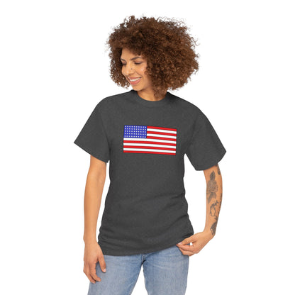 American Flag T-shirt - Red White Blue Independence Day Tee