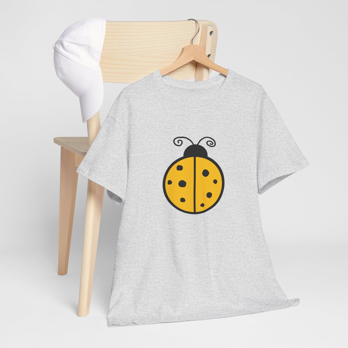 Yellow Ladybug T-shirt - Ladybug Design Tee