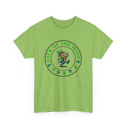 Luck of the Irish Leprechaun St. Patrick's Day T-shirt - Green Irish Luck Tee