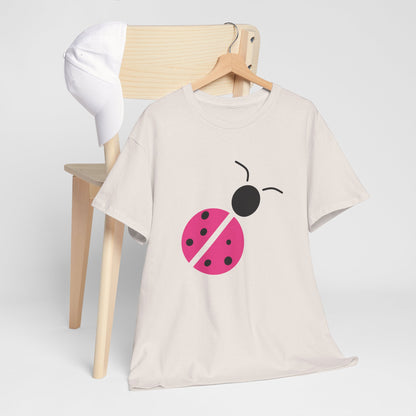 Pink Ladybug Shirt - Ladybug Graphic T-shirt