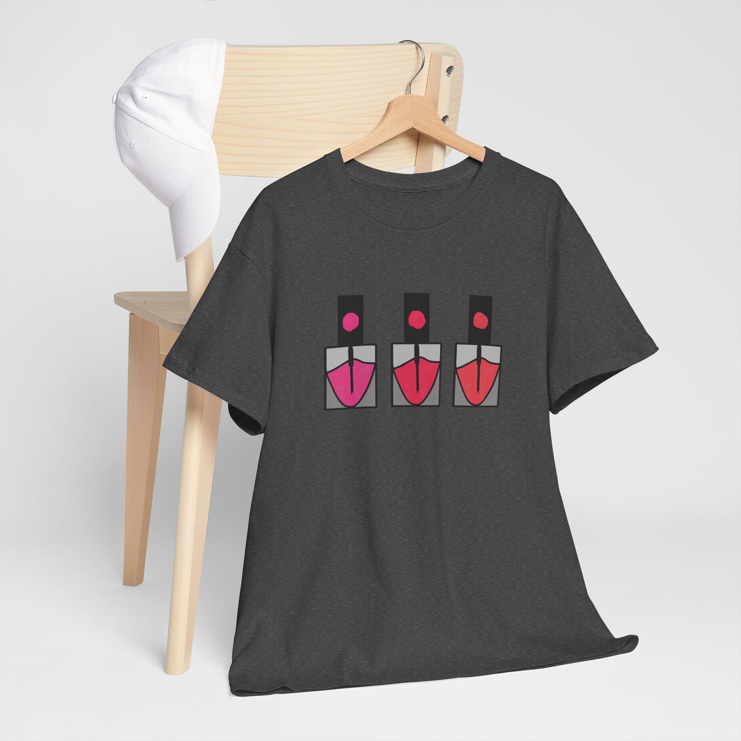 Trio Nail Polish Beauty T-shirt - Cosmetics Enthusiast Tee