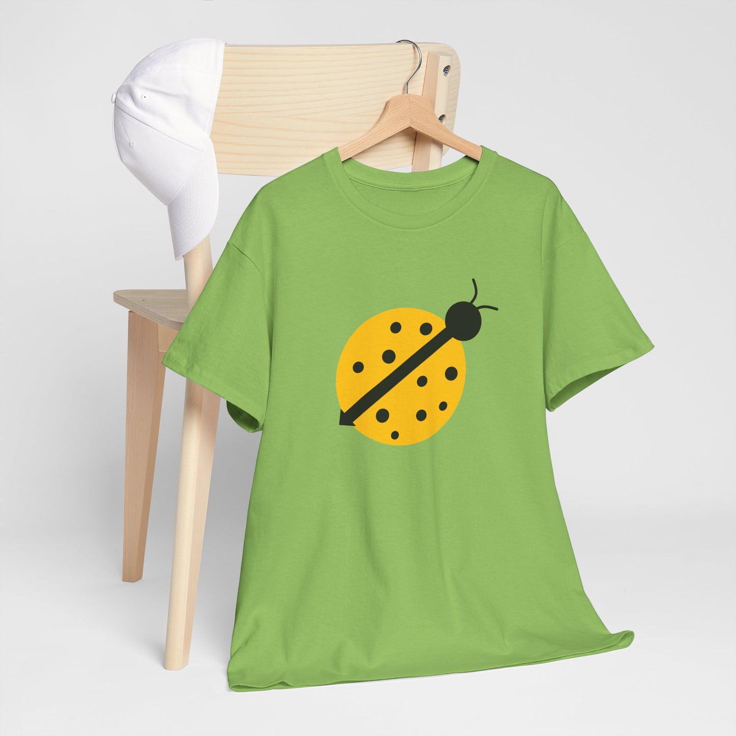 Yellow Ladybug T-shirt - Ladybug Design Tee