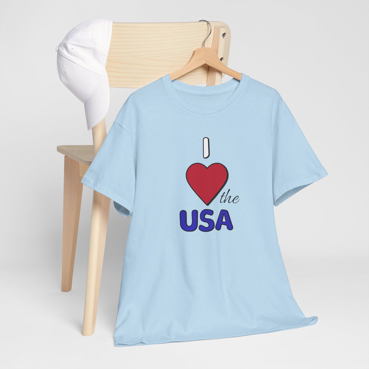 USA Patriotic T-shirt - I Love USA Tee