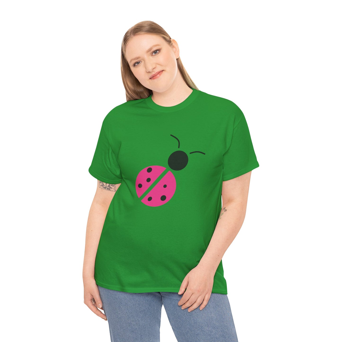 Pink Ladybug Shirt - Ladybug Graphic T-shirt