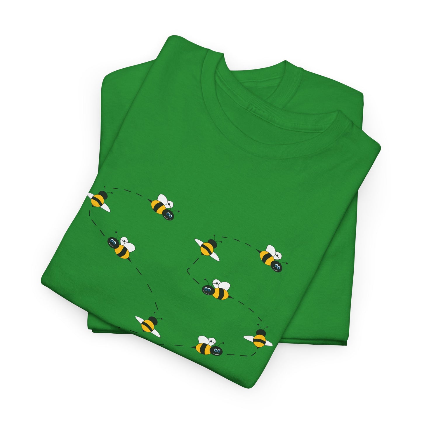 Bumble Bee Pattern Insect Tee - Nature Graphic Shirt