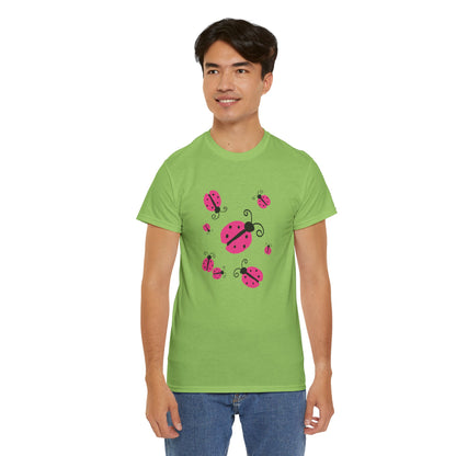 Pink Ladybug Shirt - Ladybug Graphic T-shirt