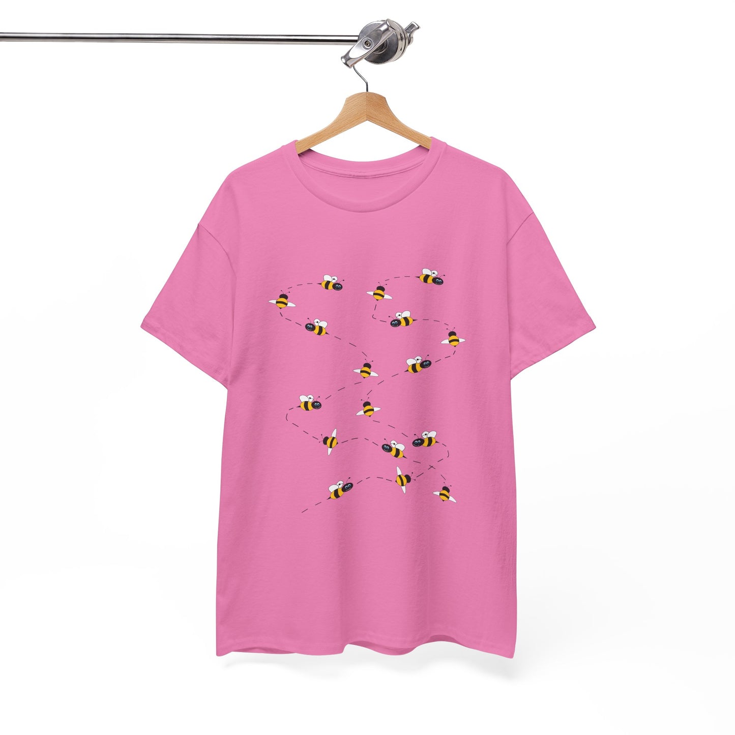 Bumble Bee Pattern Insect Tee - Nature Graphic Shirt