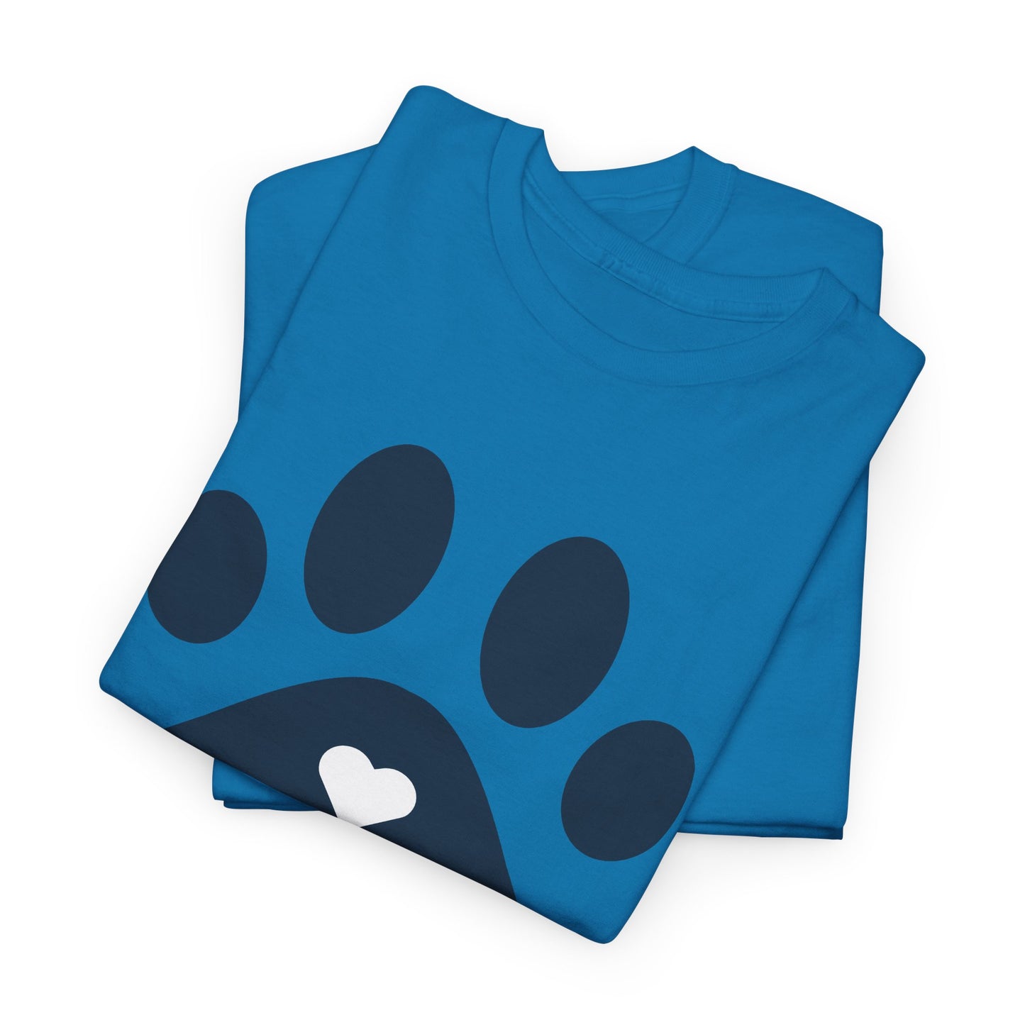 Navy Dog Paw Print Tee - Paw Print Shirt