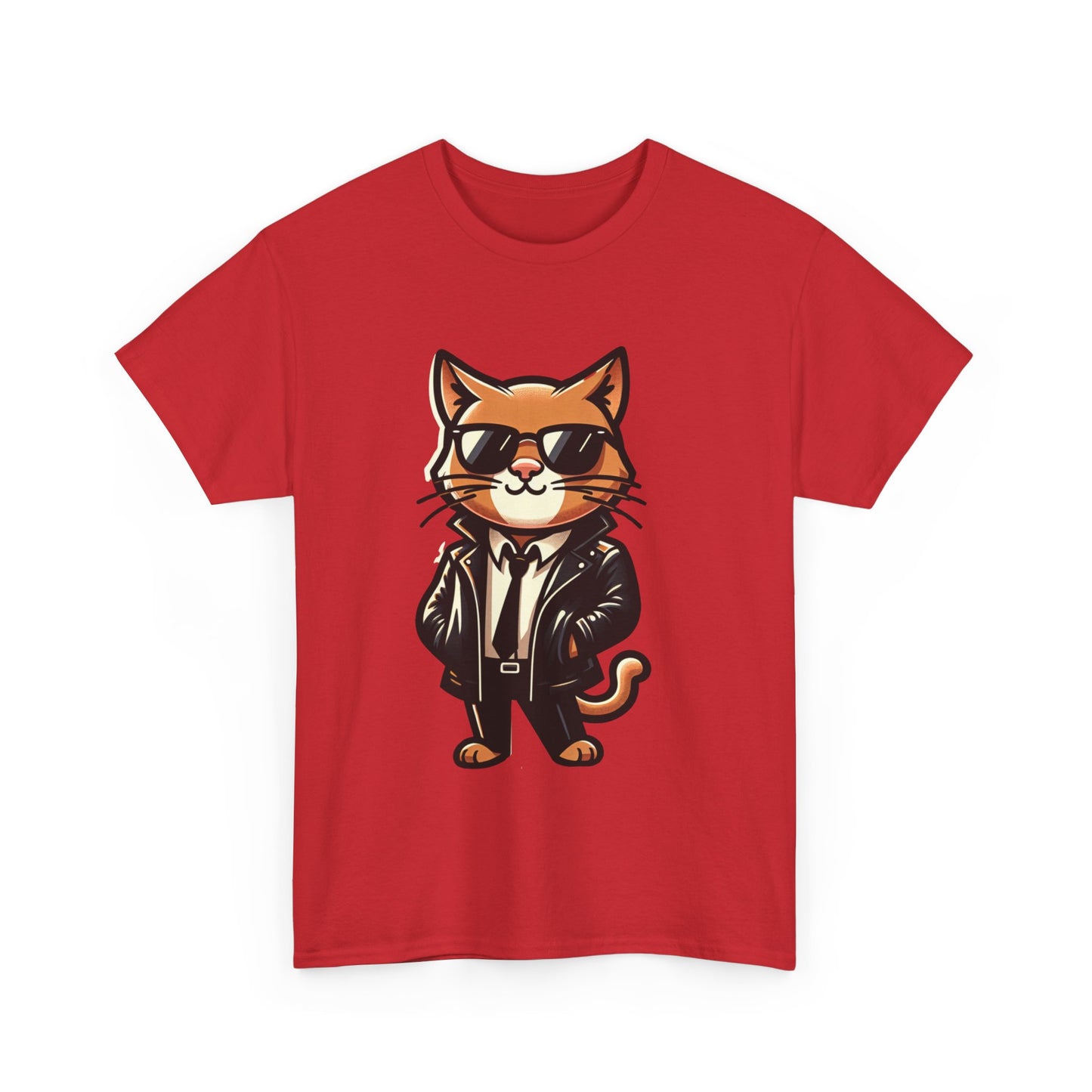 Cool Cat Tee - Cat T-shirt - Kitten Shirt - Gift for Pet Lover - Cat Lover Shirt - Cool Cat Graphic Cotton Tee- Classy Cat Shirt