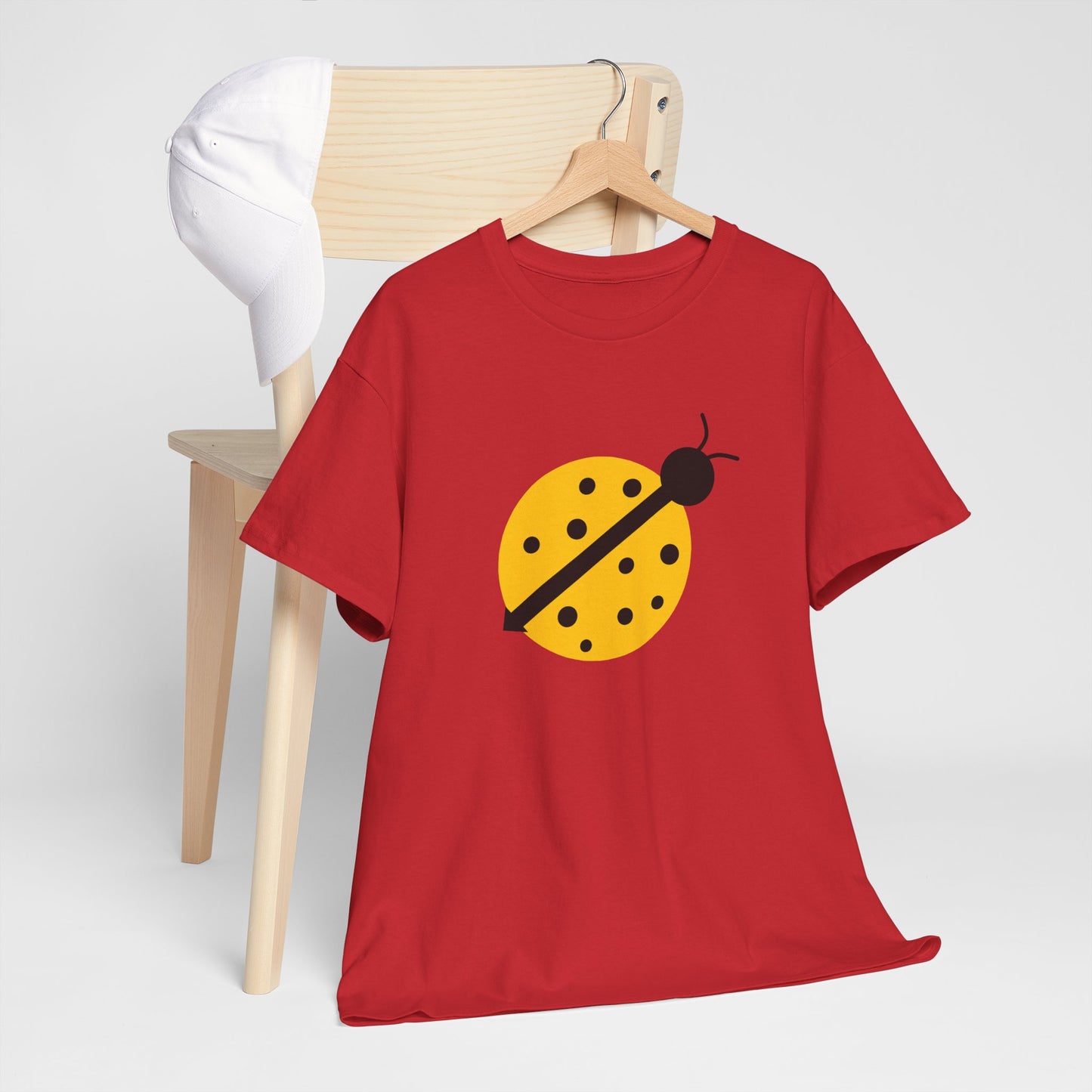 Yellow Ladybug T-shirt - Ladybug Design Tee