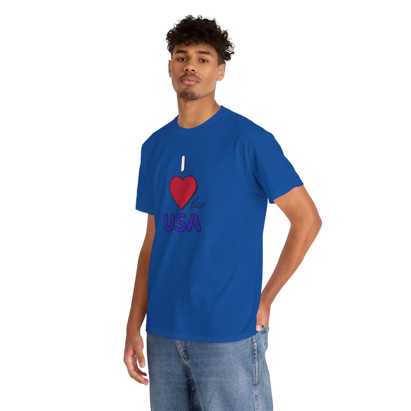 USA Patriotic T-shirt - I Love USA Tee