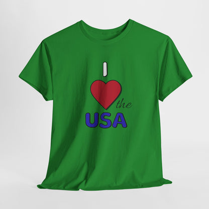 USA Patriotic T-shirt - I Love USA Tee