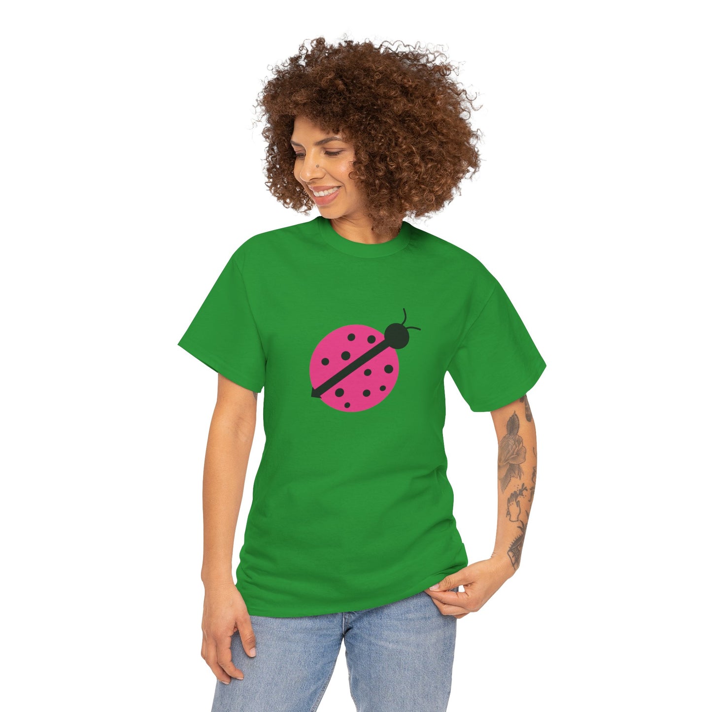 Pink Ladybug Shirt - Ladybug Graphic T-shirt