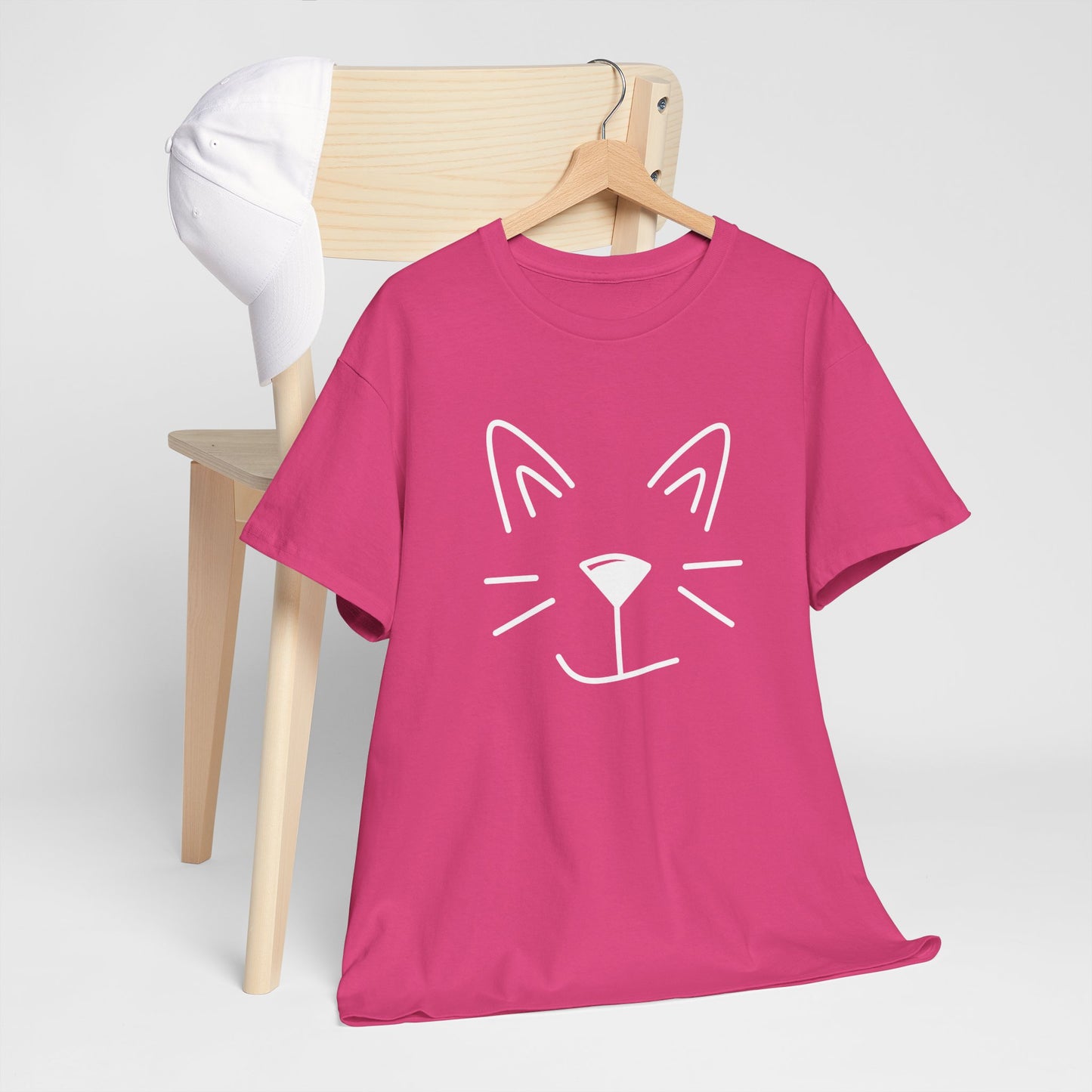 Cat Face Shirt - Cute Cat Drawing T-shirt