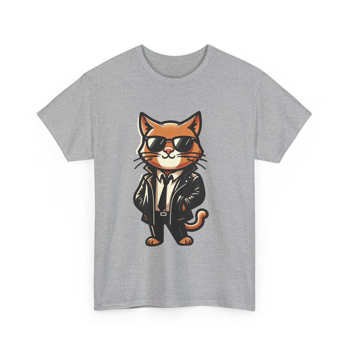 Cool Cat Tee - Cat T-shirt - Kitten Shirt - Gift for Pet Lover - Cat Lover Shirt - Cool Cat Graphic Cotton Tee- Classy Cat Shirt