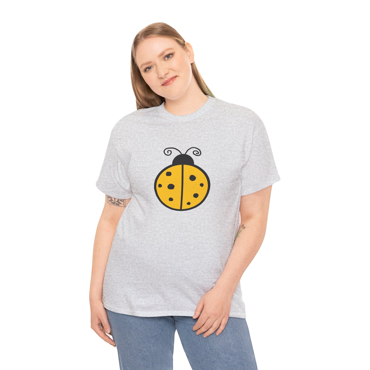 Yellow Ladybug T-shirt - Ladybug Design Tee