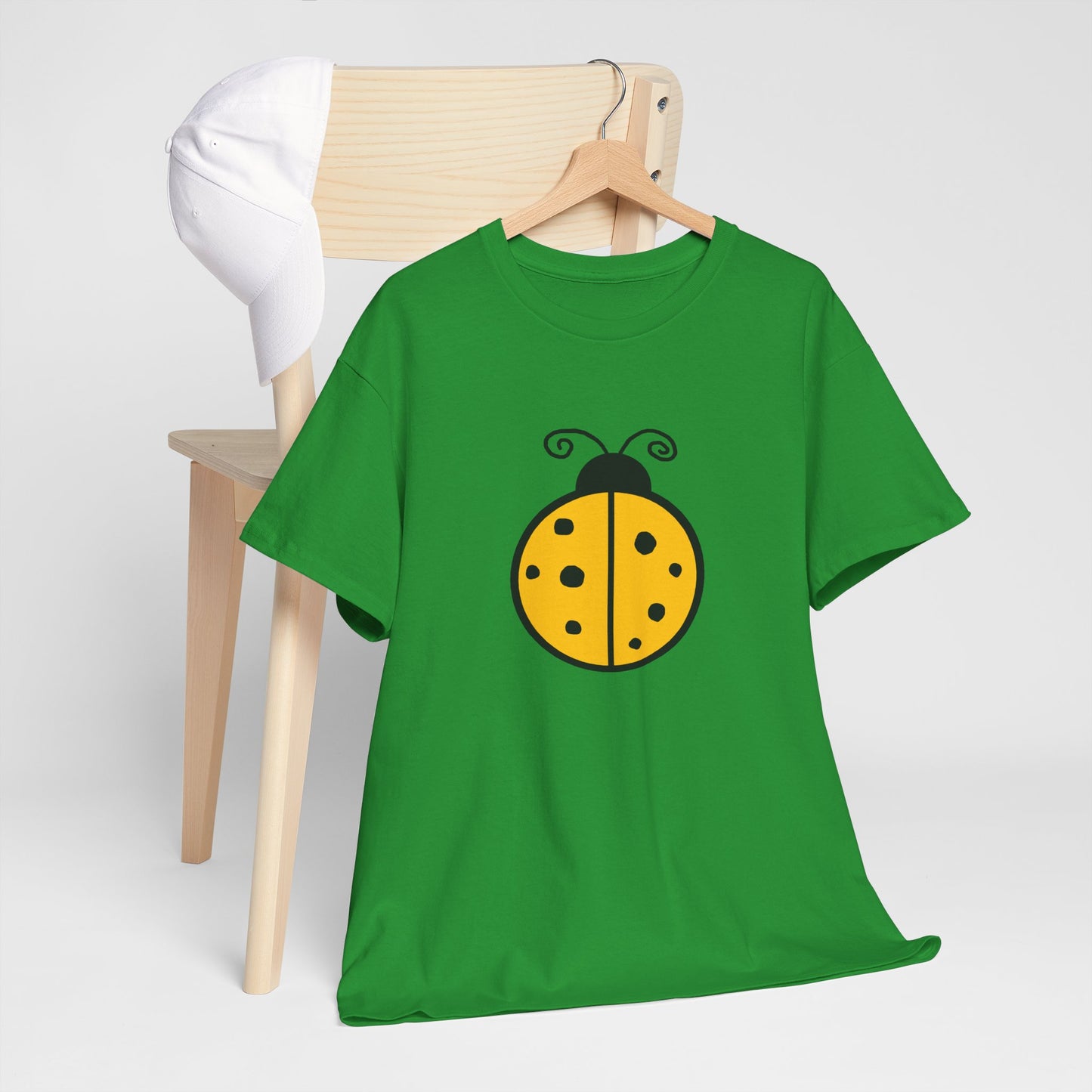 Yellow Ladybug T-shirt - Ladybug Design Tee