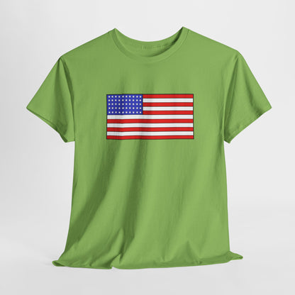 American Flag T-shirt - Red White Blue Independence Day Tee