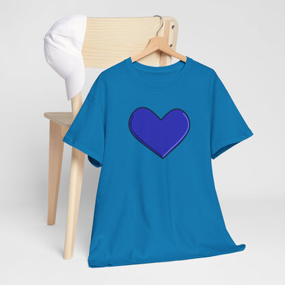 Blue Heart Tee - Valentine's Day Shirt