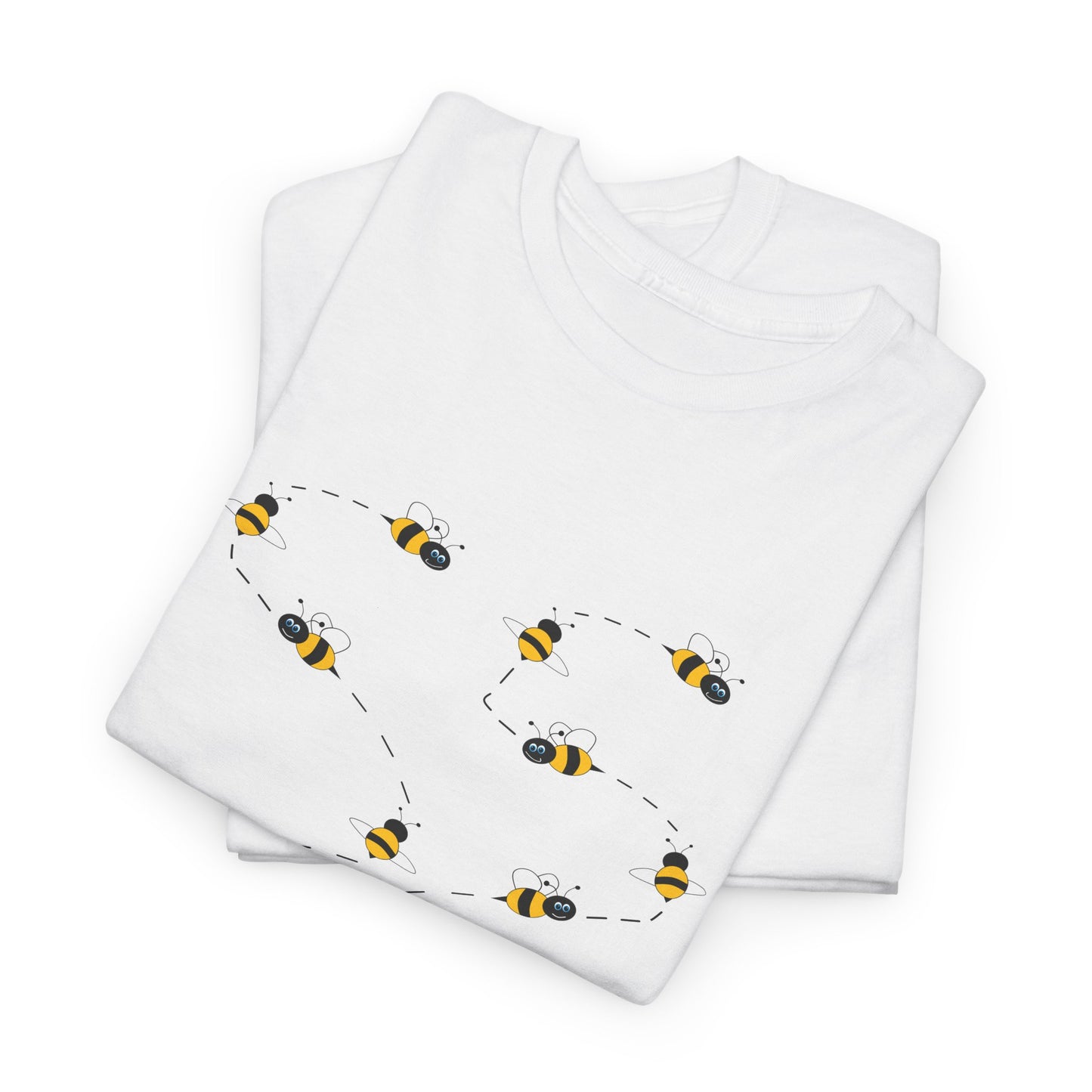 Bumble Bee Pattern Insect Tee - Nature Graphic Shirt