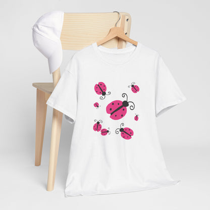 Pink Ladybug Shirt - Ladybug Graphic T-shirt